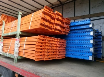 Regały magazynowe , regał paletowy STOW H-2,5m L-3,59m/800kg mp