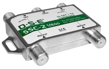 Комбайнер RTV/SAT 2x DSE SSC2, для ТВ TWIN DVB-T