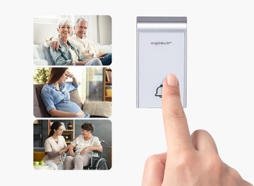 БЕСПРОВОДНОЙ ДВЕРНОЙ ЗВОНОК 32 МЕЛОДИИ 150м