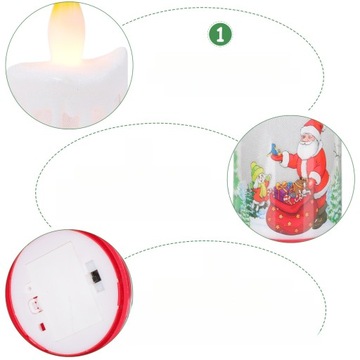 ŚWIECA FILAROWA LED ŚWIECE MIGAJĄCE LED ŚWIECE LAMPA DEKORACJE ŚWIĄTECZNE