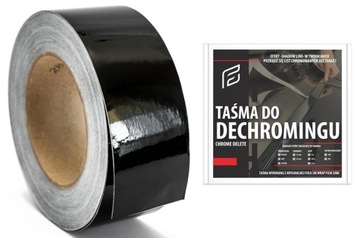 DECHROMING TAŚMA CZARNY POŁYSK 5-M x 5-CM FOLIA 3M