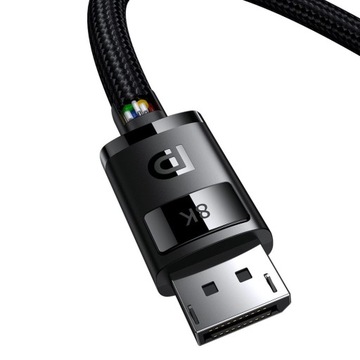Кабель DisplayPort 8K 60 Гц, 5 м, серия Baseus High Definition — черный