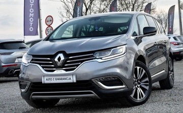 Renault Espace V Van 1.6 Energy dCi 160KM 2017 Renault Espace FULLED skora Blis alusy LINNE ASSIST Idealny GRZANE fotele, zdjęcie 1