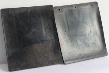 Комплект резиновых брызговиков 22х24см на полуприцеп-эвакуатор