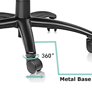 Komene Ergonomiczne Krzesło Biurowe model kmn-ech-1388f czarny