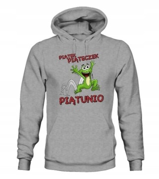 BLUZA UNISEX PREZENT ŻABA PIĄTECZEK