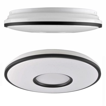 Светодиодный панельный потолочный светильник PLAFON 24Вт CCT, 3 цвета, диммер + пульт SuperLED