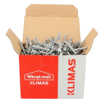 Kołki dyble regipsów pustaków 6x40mm wytrzymałe