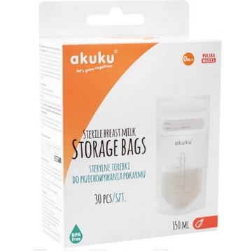 Пакеты для хранения продуктов AKUKU 30х150мл