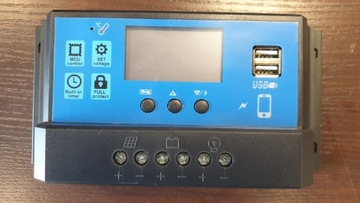 REGULATOR ŁADOWANIA SOLARNY KONTROLER 12V 24V 60A