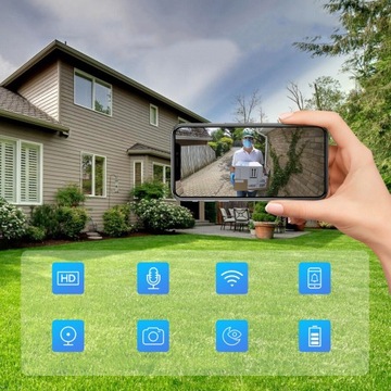 HD SMART-ВИДЕО ЗВОНОК С КАМЕРОЙ, БЕСПРОВОДНОЙ WIFI ДВЕРНОЙ ЗВОНОК