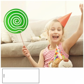 LOLLIPOP DECOR CANDYLAND REALISTYCZNY PROP