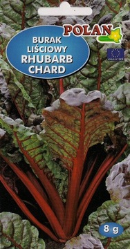 BURAK LIŚCIOWY RHUBARB CHARD nasiona POLAN 8g