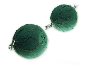 ФЛОРИСТИЧЕСКАЯ ГУБКА в сетке для ЦВЕТОВ - 90мм