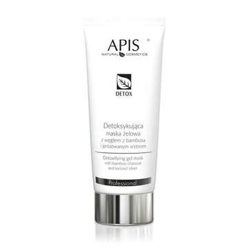 Apis Detox 200 ml maska do twarzy z węglem z bambusa i jonizowanym srebrem
