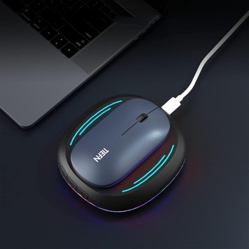 SYMULATOR MYSZKI RUCHU MYSZY MOUSE JIGGLER PRACA ZDALNA 7 KOL OŚWIETLENIA