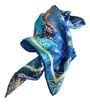 100% шелковый бренд шарф шарф