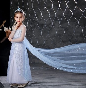 НАРЯД ЭЛЬЗА ПЛАТЬЕ КОМПЛЕКТ ЭЛЬЗА 116/122