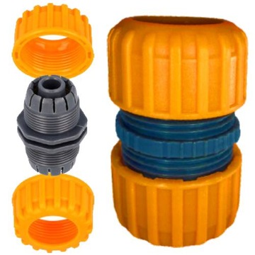 Reparator Do Węża Ogrodowego 1/2 Łącznik Złączka skręcana Szybkozłaczka Wąż