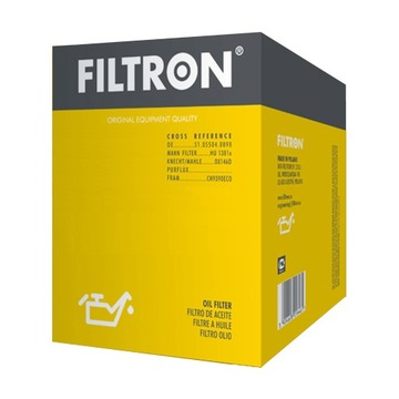 FILTR OLEJE FILTRON OP657 H15190N OC26 LS939