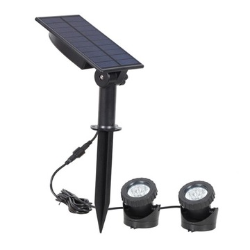 Zatapialna słoneczna lampa do stawu, RGB LED