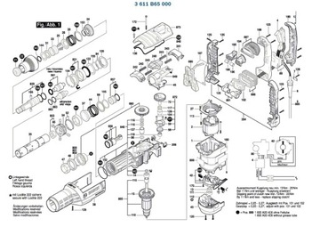Перфоратор ударный BOSCH GBH8-45DV 000