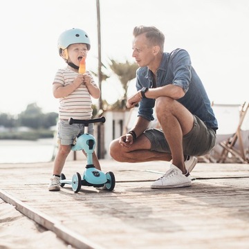 Детский самокат 2-в-1, Scoot and Ride, трехколесный, возраст 1-5 лет.