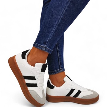 BUTY ADIDASY DAMSKIE SNEAKERSY SPORTOWE WYGODNE WIĄZANE MODNE