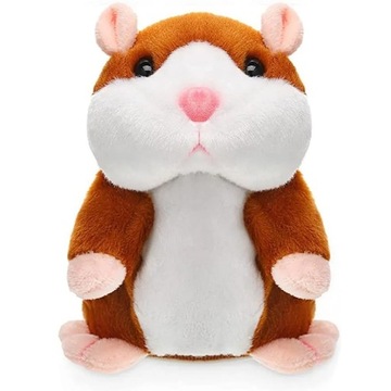 GADAJĄCY CHOMIK MASKOTKA PLUSZOWA INTERAKTYWNA ZABAWKA GADUŁA DLA DZIECI