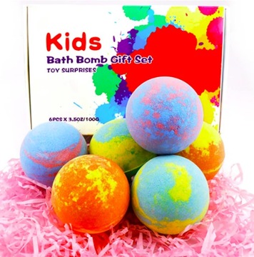 НАБОР БОМБОЧОК ДЛЯ ВАННЫ ИЗ 6 РАЗНЫХ АРОМАТОВ СУПЕР БОМБЫ ДЛЯ ВАННЫ 6 ШТ.