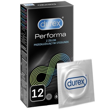 Prezerwatywy Durex PERFORMA opóźniające wydłużają