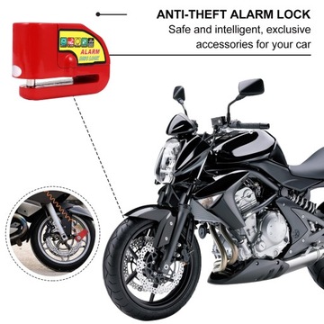 Велосипедная сигнализация с противоугонным замком для мотоцикла