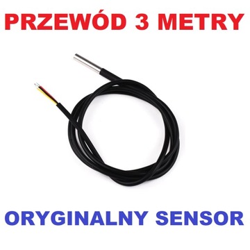 Czujnik DS18B20 wodoodporny przewód 3m 3metry