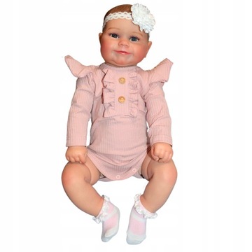 БОДИ С Оборками В Рубчик с Длинным Рукавом Розовый 80-е