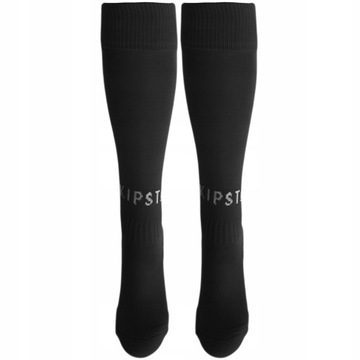 Носки Kipsta, футбольные леггинсы черного цвета, размер 42/44.
