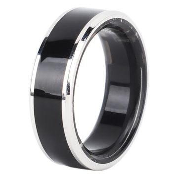 SMART RING Inteligentny pierścień Ceramiczny Roz.7