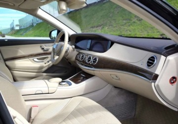 Mercedes Klasa S W222 Limuzyna 350 Blue TEC 258KM 2014 Mercedes-Benz Klasa S 350D LONG 4MATIC Panorama DVD Kamery 360 Serwis 3.0, zdjęcie 14