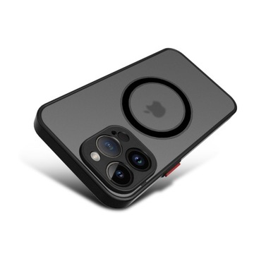 ЧЕХОЛ ДЛЯ IPHONE 15 PRO ЗАЩИТА КАМЕРЫ, СОВМЕСТИМЫЙ С MAGSAFE - ЧЕРНЫЙ