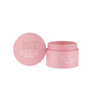 SAUTE NAILS Żel budujący do paznokci One Touch MILKY WHITE Mleczny 50g