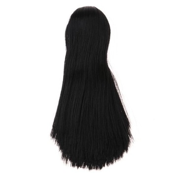 стрижка 1/6 с черными волосами для