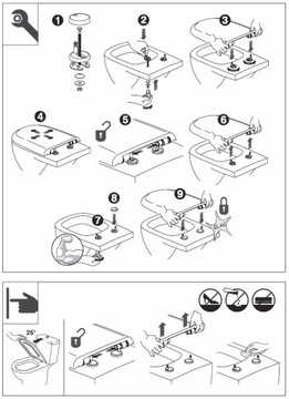 СЪЕМНАЯ ДОСКА МЕДЛЕННОГО ПАДЕНИЯ ДЛЯ CERSANIT CARINA