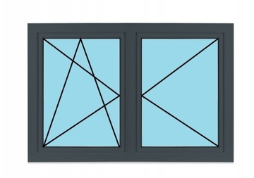 Okno PCV PCW 6-kom Antracyt RU+R 1465x1435 150x150