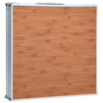 Складной походный столик vidaXL, алюминий, 180 x 60 см