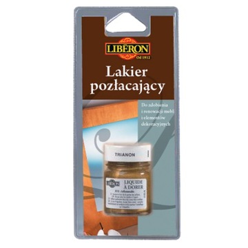 Liberon Lakier do pozłoceń stare złoto 30ml