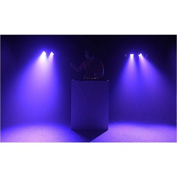 НАБОР ОСВЕЩЕНИЯ 2x PAR RGB 2x DERBY RGBW + ДИСТАНЦИОННАЯ КРЫШКА ШТАТИВА