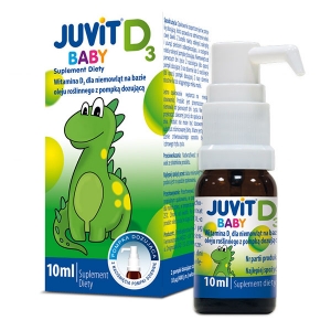 JUVIT D3 WITAMINA D3 400 j.m. DLA DZIECI POMPKA