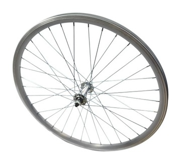 KOŁO BIKELAND 24'' PRZÓD STOŻKOWE SREBRNE