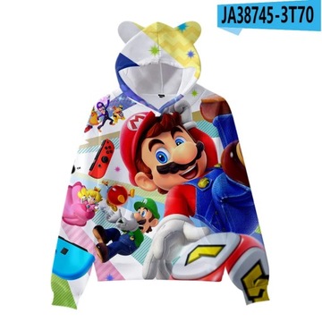 3D film gra Super Mario animacja peryferyjny dwuwymiarowy sweter z