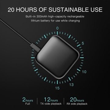 Adapter audio nadawczo-odbiorczy Bluetooth 5.0