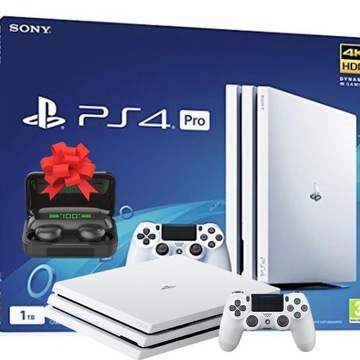 Консоль Sony Playstation 4 Pro, 1 ТБ, белая